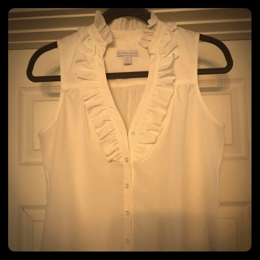 Sleeveless Sheer Top
